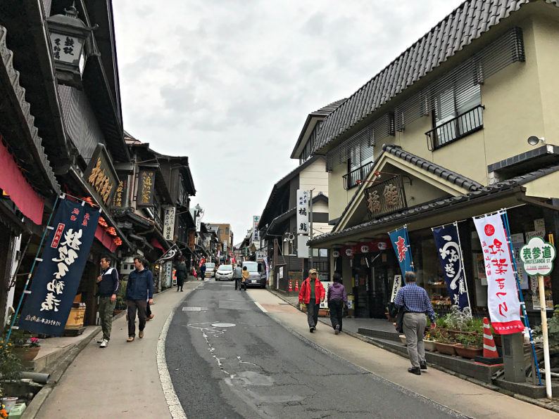 Narita's Omotesando street is lined with traditional Japanese shops and restaurants ~ 5 Incredible Things to Do in Narita, Japan