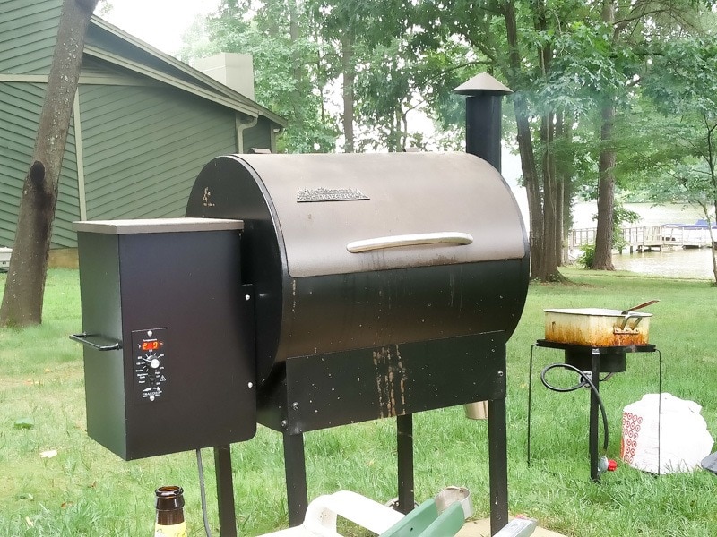 Mix it up by adding a Traeger to your backyard barbecue game (Photo credit: Bryan Richards)