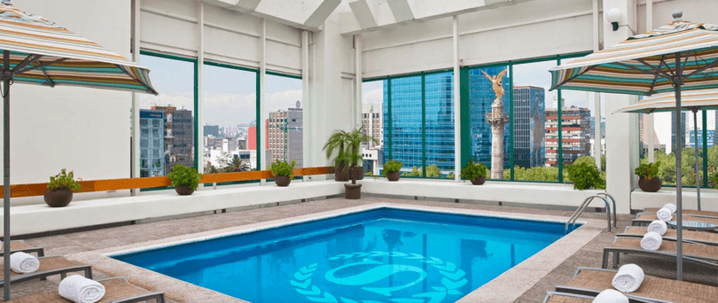 Indoor pool at Sheraton Maria Isabel Hotel & Towers ~ Mexico City for First Timers