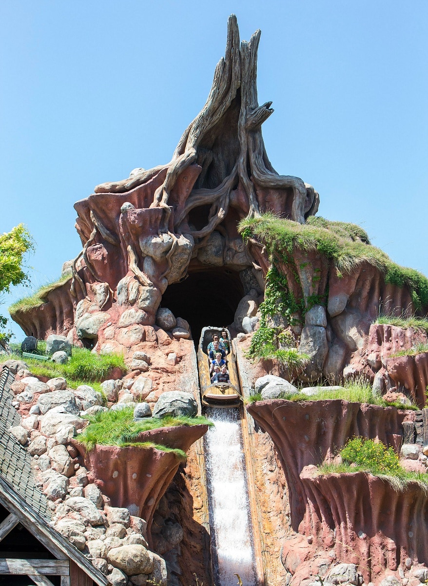 Splash Mountain's scary drop