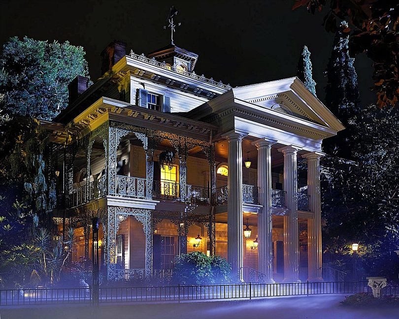 The Haunted Mansion at Disneyland 