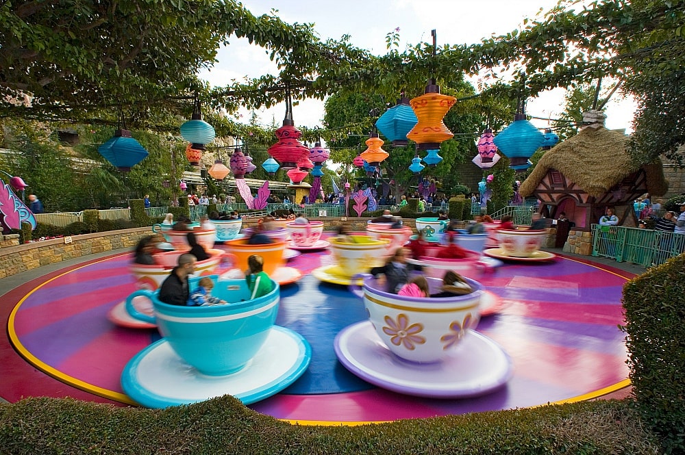 The Mad Tea Party at Disneyland