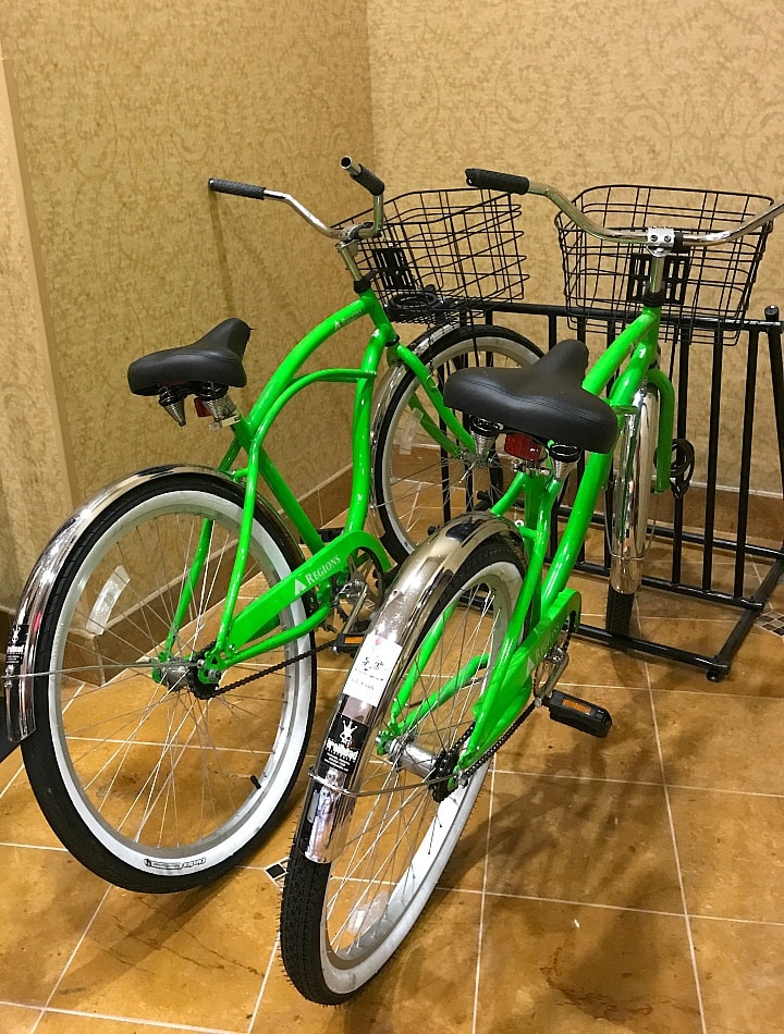 You can rent bicycles from Embassy Suites Huntsville