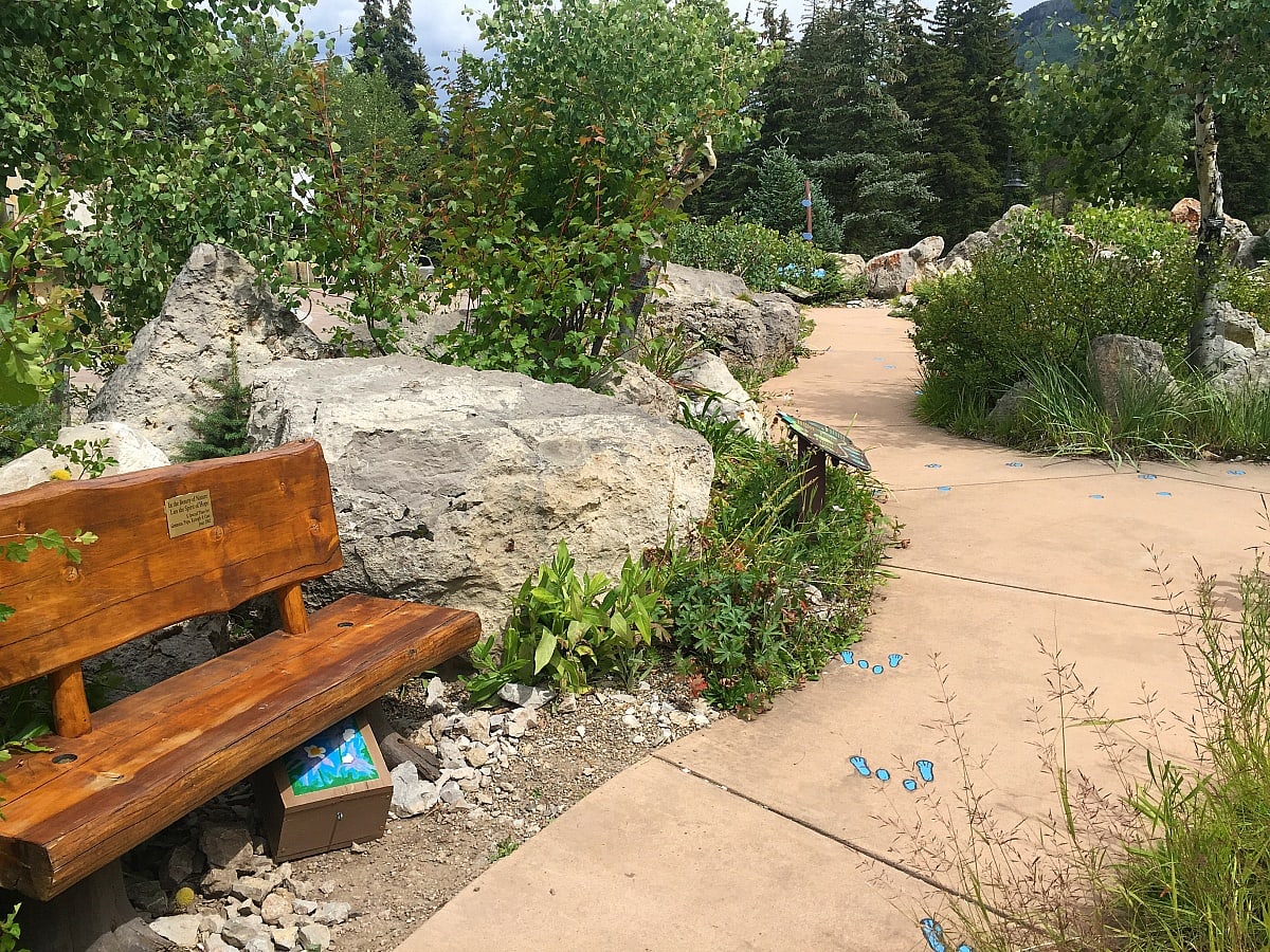 Can you spy with your little eye the decorated letter box at Betty Ford Alpine Gardens? ~ 14 Things to Do in Vail in Summer