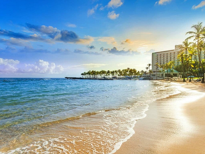 Caribe Hilton's beachfront property in Puerto Rico