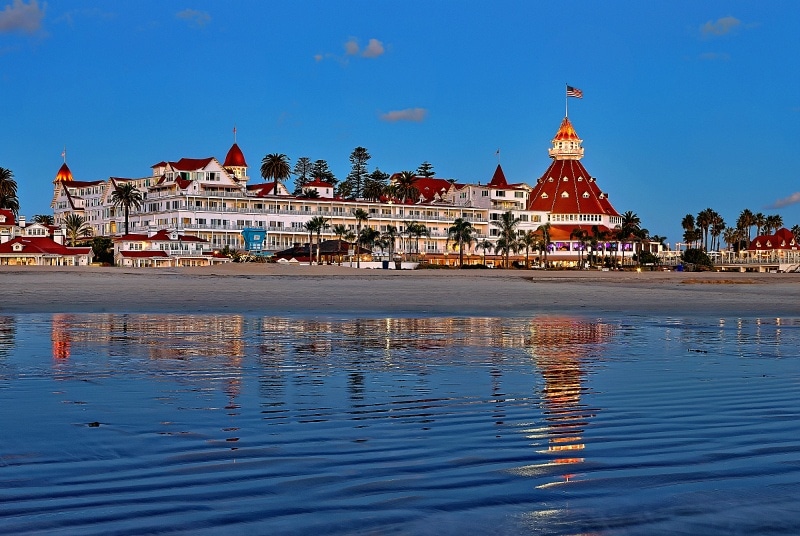 Hotel del Coronado in San Diego County is one of the best best beach resorts for families in the world