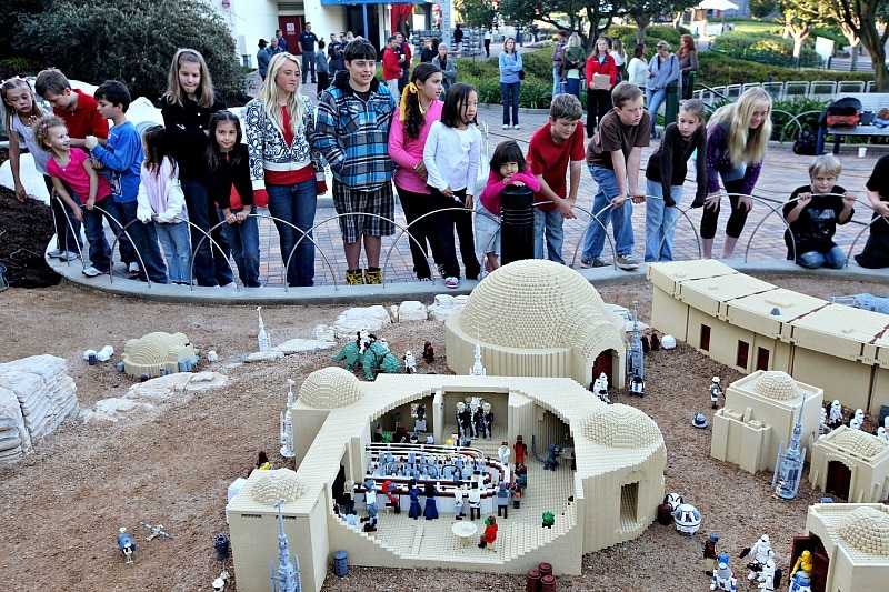 LEGO STAR WARS Miniland is fun for LEGO fans and Star Wars fans alike ~ Legoland California Tips for All Ages from Babies to Adults