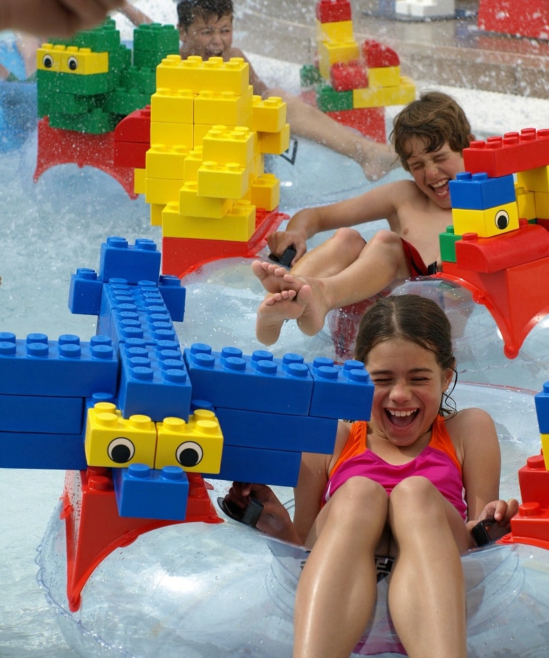 LEGOLAND Water Park's Build-A-Raft River ~ Legoland Water Park Tips