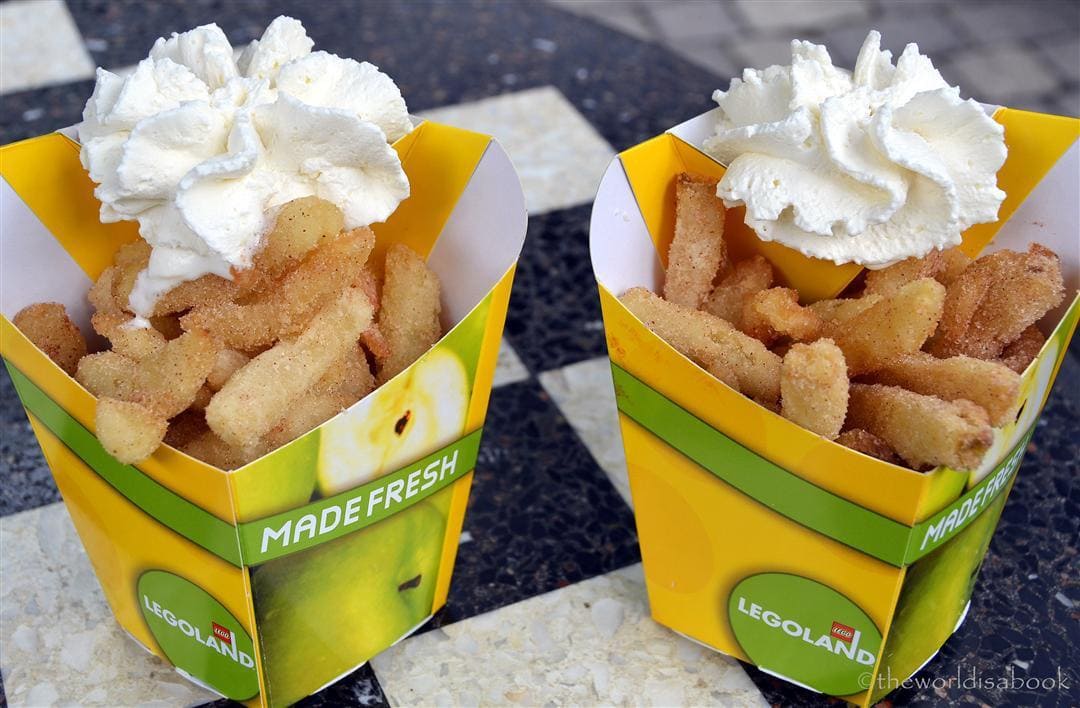 Granny's Apple Fries are a must during any visit to LEGOLAND California ~ LEGOLAND California Tips for All Ages from Babies to Adults