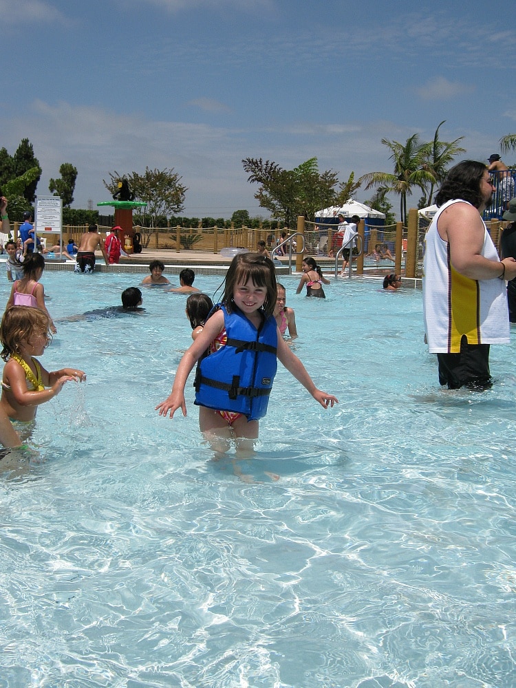 Life vests of all sizes are available at LEGOLAND Water Park ~ Legoland Water Park Tips