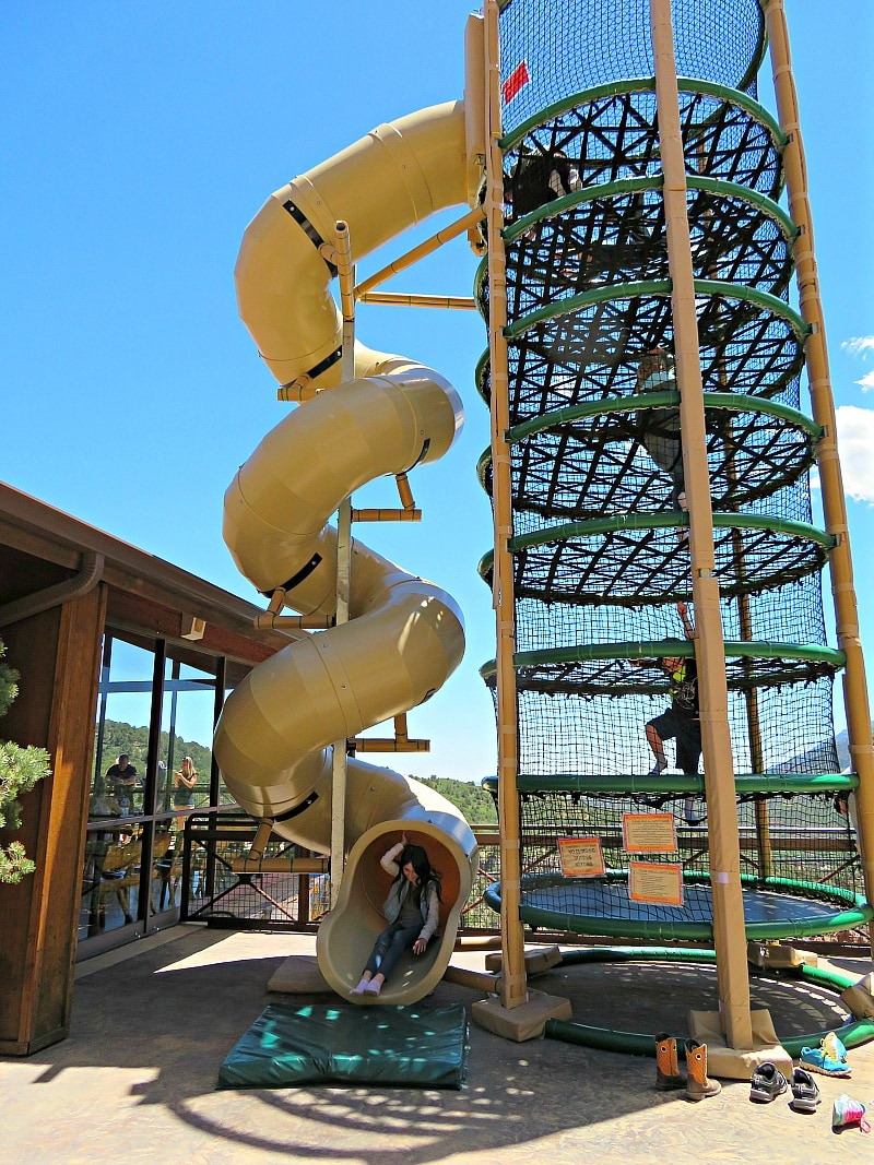 The giant adventure slide at Caves of the Wind Mountain Park ~ 9 Amazing Adventures in Canon City and Colorado Springs for Families