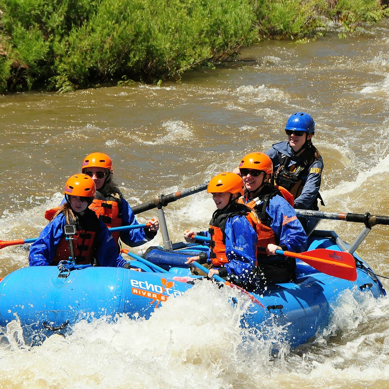 Rafting down the Arkansas River in Canon City, Colorado