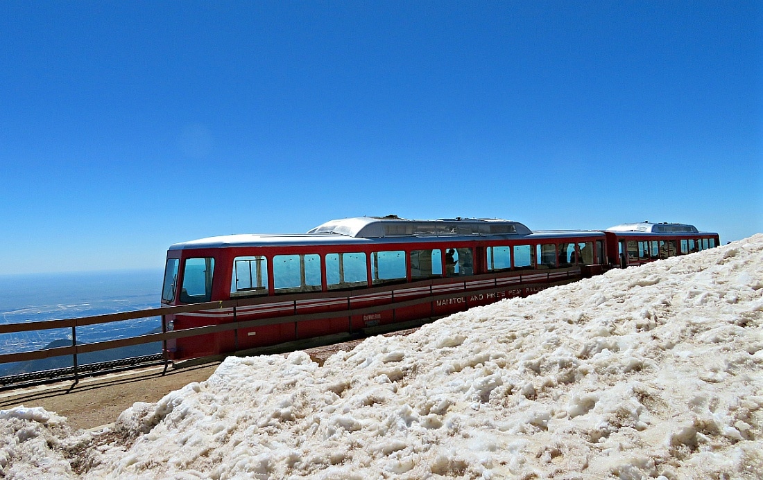 Train at the top of Pikes Peak ~ 9 Amazing Adventures in Canon City and Colorado Springs for Families