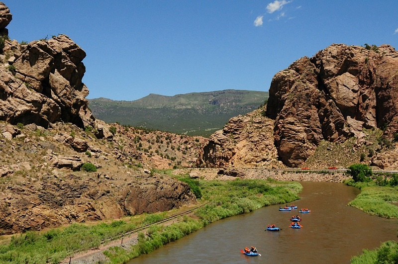 View of the Arkansas River from above ~ 9 Amazing Adventures in Canon City and Colorado Springs for Families