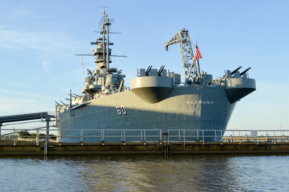 Getting ready to tour the USS Alabama (Photo credit: Bryan Richards)