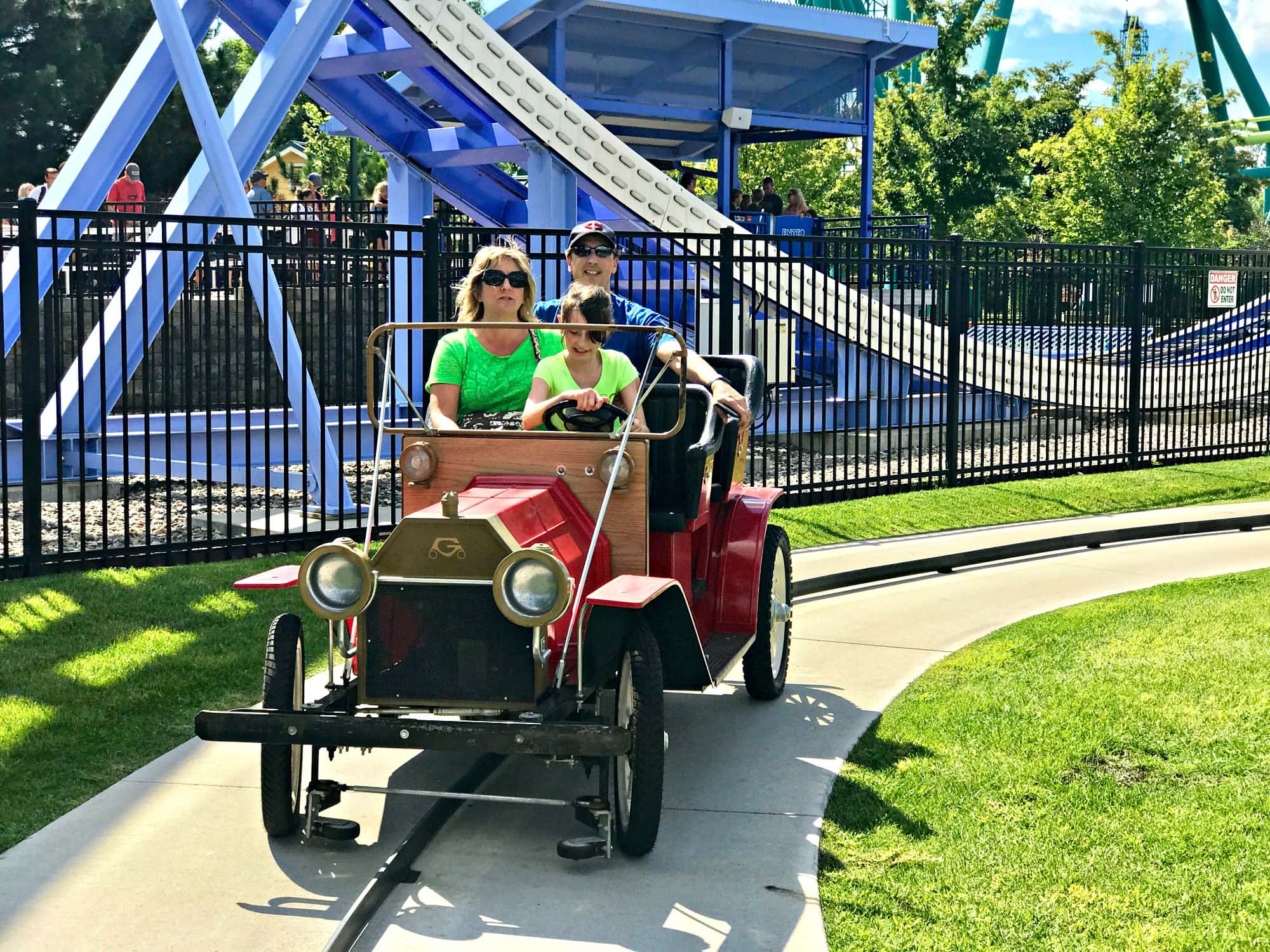 Antique Autos at Valleyfair in Minnesota