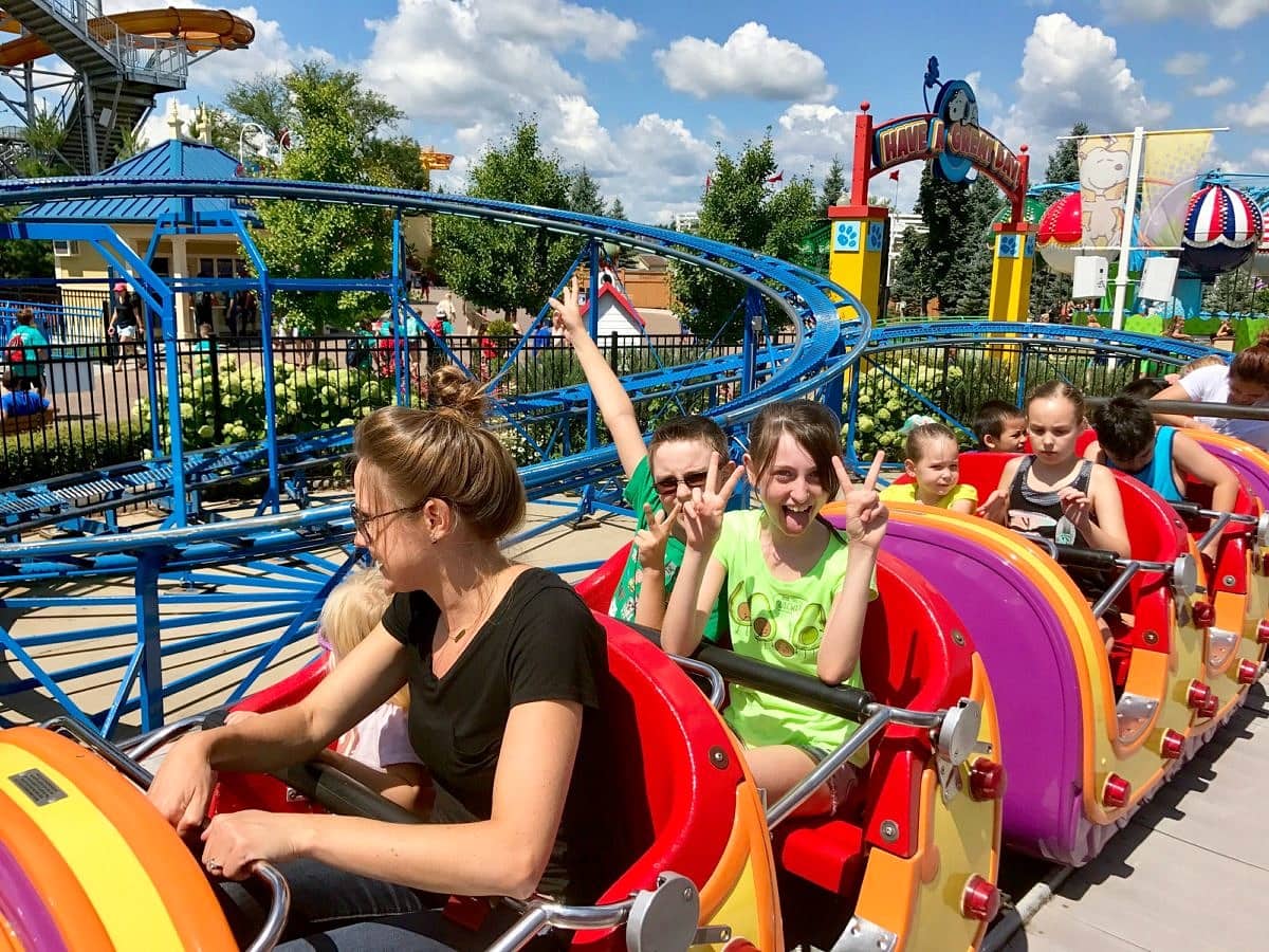 Cosmic Coaster in Planet Snoopy at Valleyfair in Minnesota