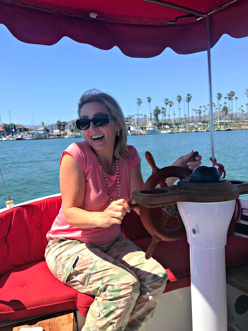 Pilot a Duffy boat during your visit to Ventura County, California with kids ~ 7 unique things to do in ventura county california with kids