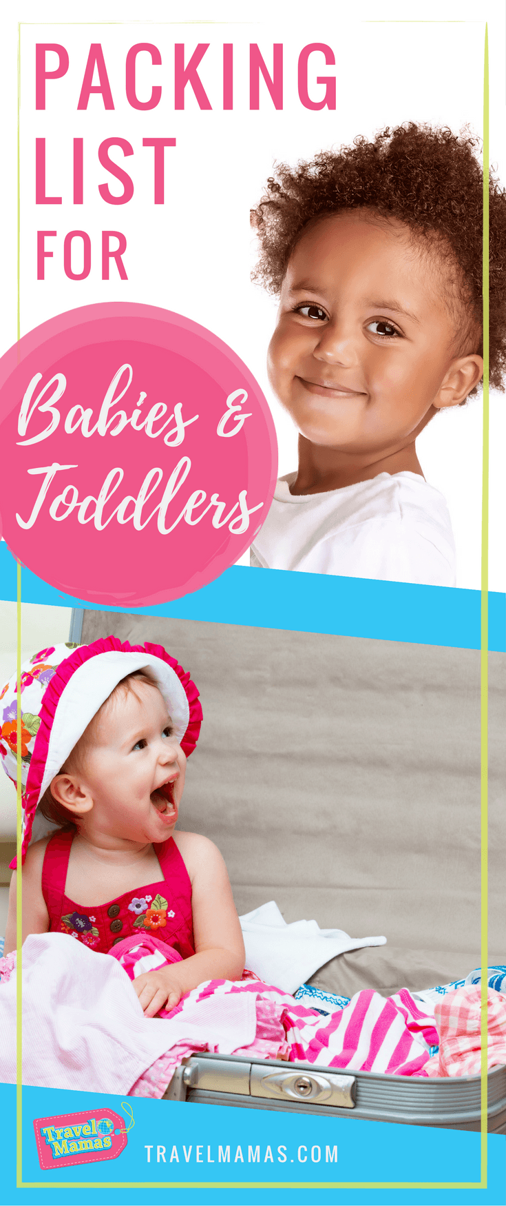 Packing list for babies and toddlers