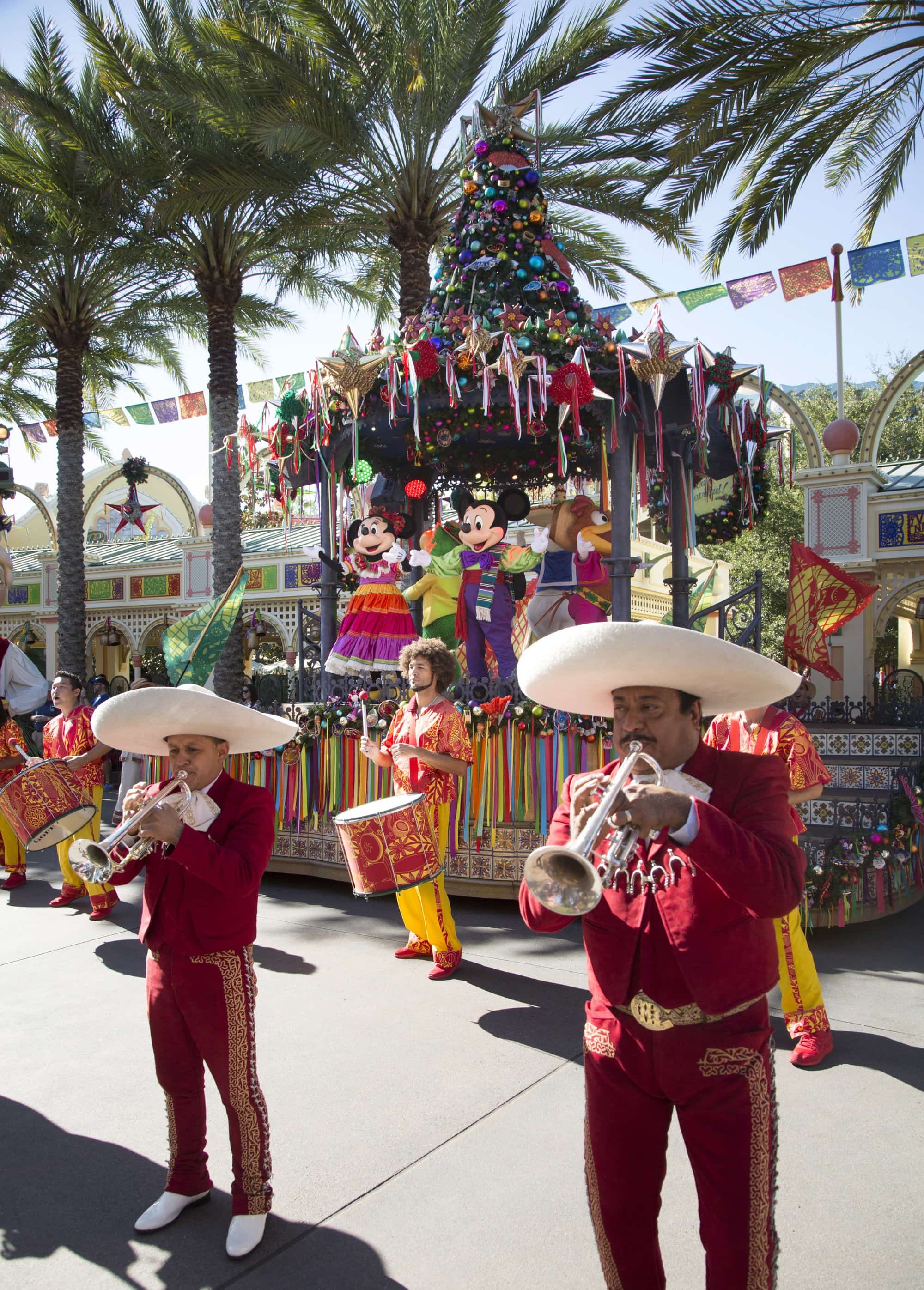 Special parades and concerts are included at no additional charge at Disneyland during the holidays