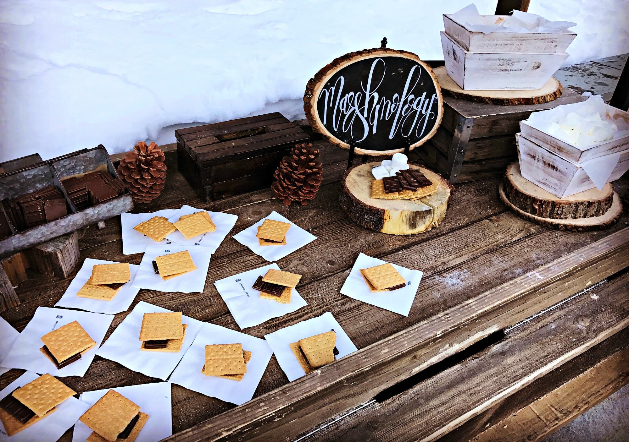 Marshmalogy at The Ritz-Carlton, Lake Tahoe makes a wonderful apres-ski treat at Northstar Ski Resort with kids