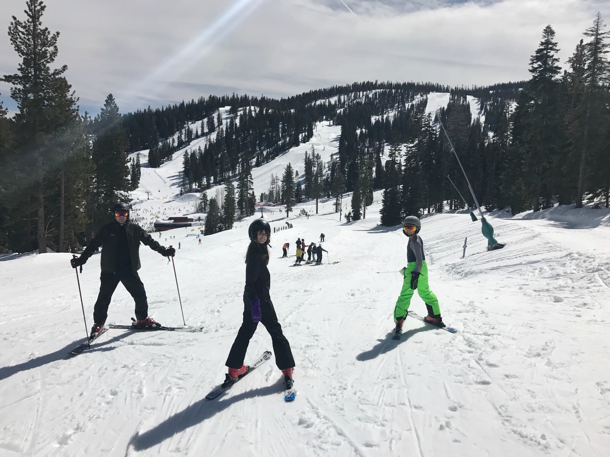 Skiing Northstar Ski Resort with kids