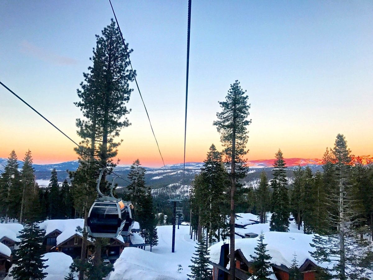 Lake Tahoe in winter 