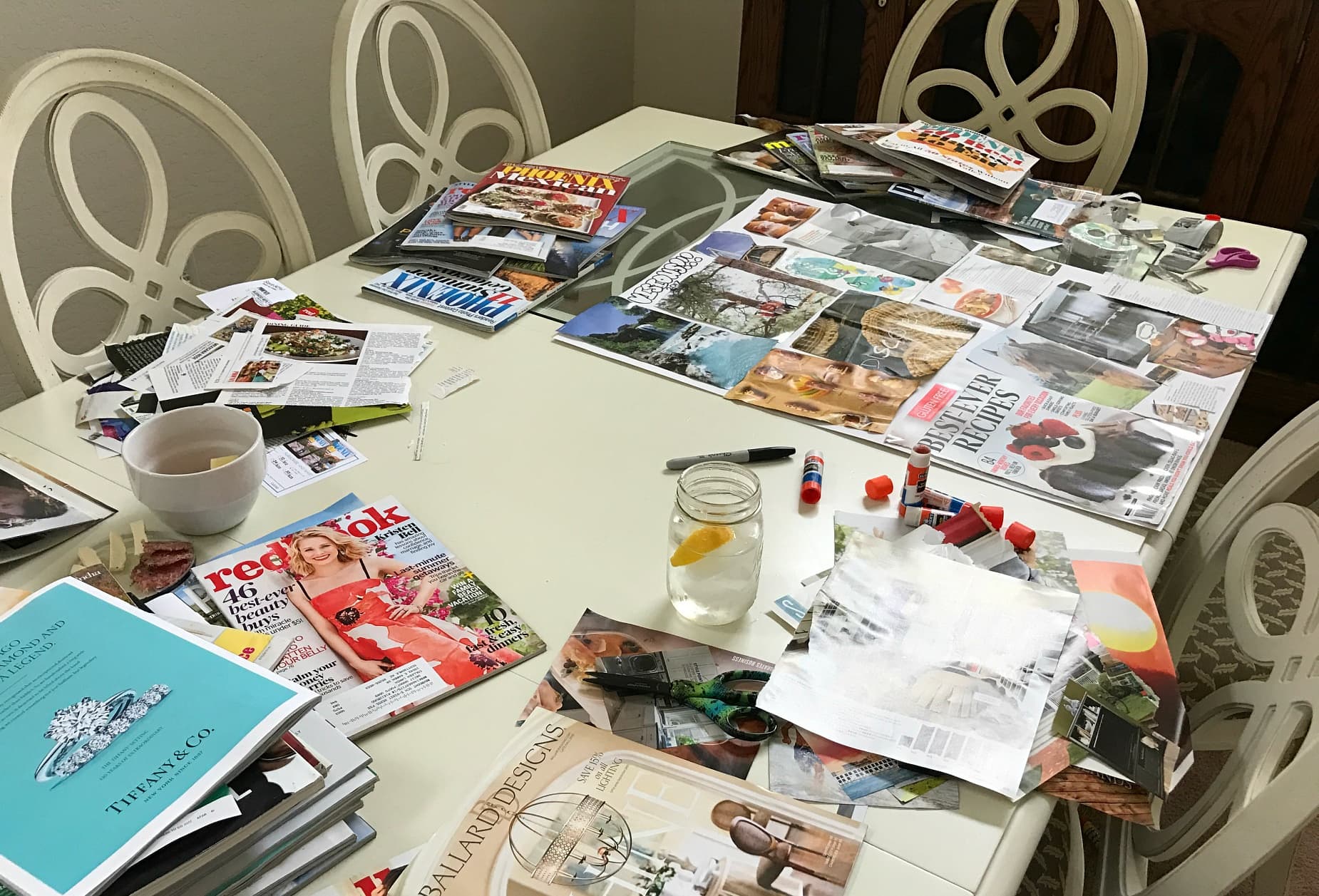 Casual vision board party