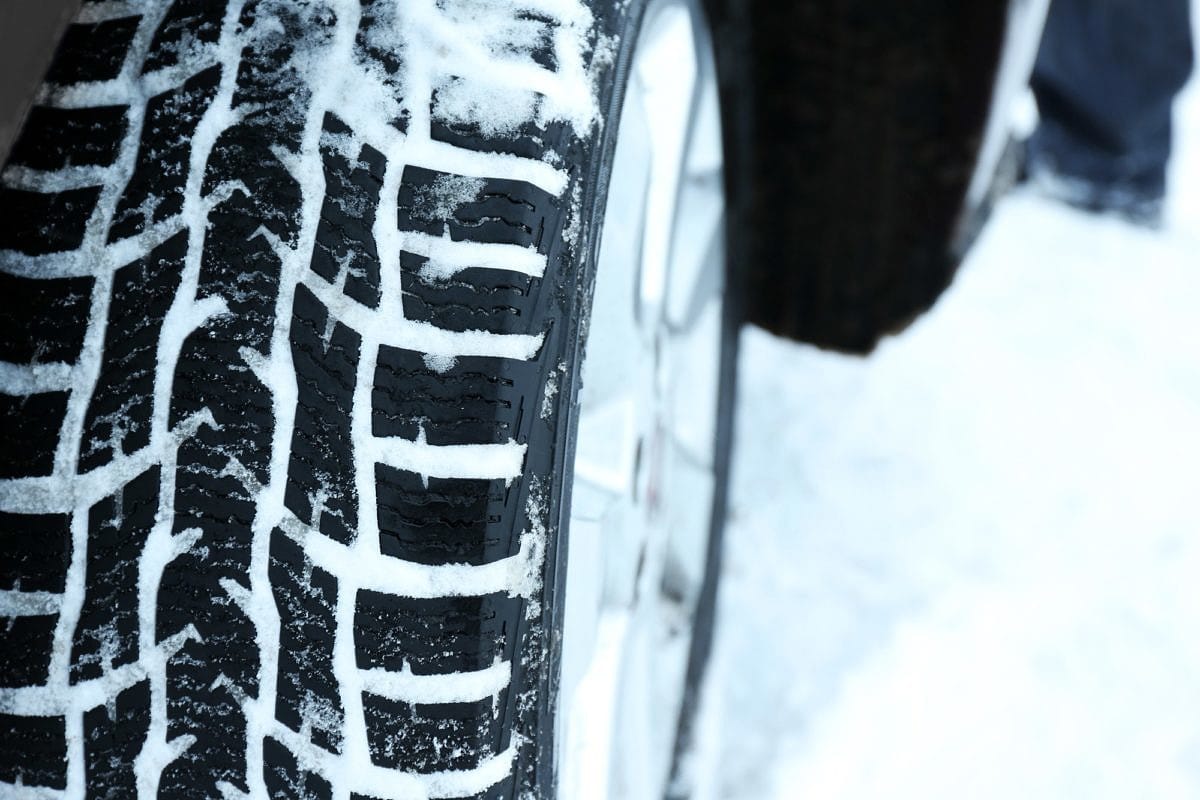 Inspect your tire's tread and inflation before your winter car trip