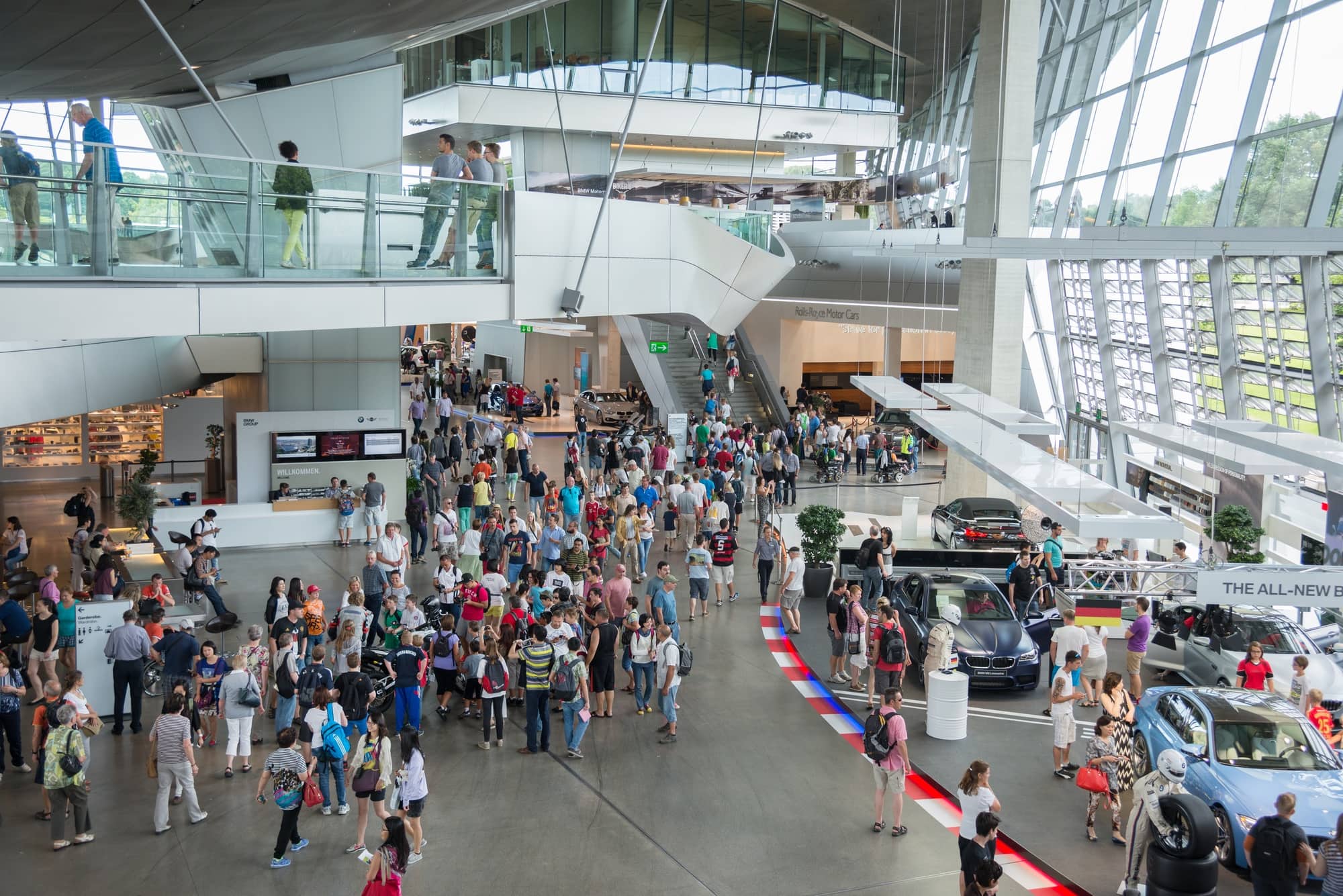 Get your fill of all things BMW at BMW Welt in Munich with kids