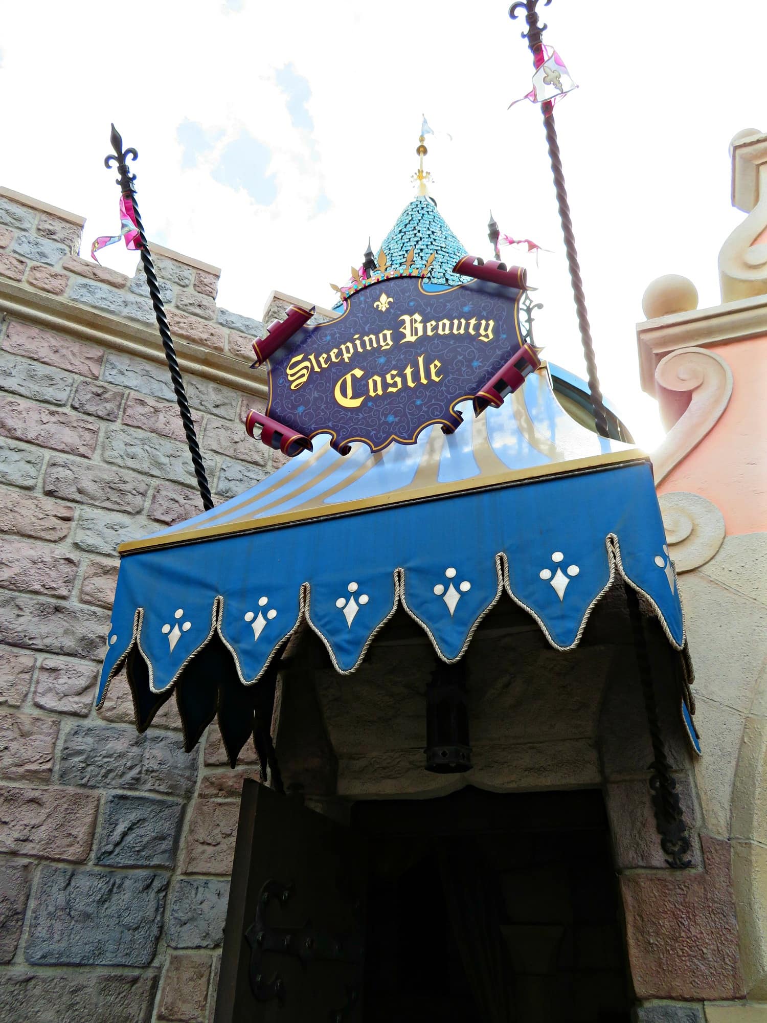 Read the story of Sleeping Beauty inside her castle ~ Educational Things to Do at Disneyland with Kids