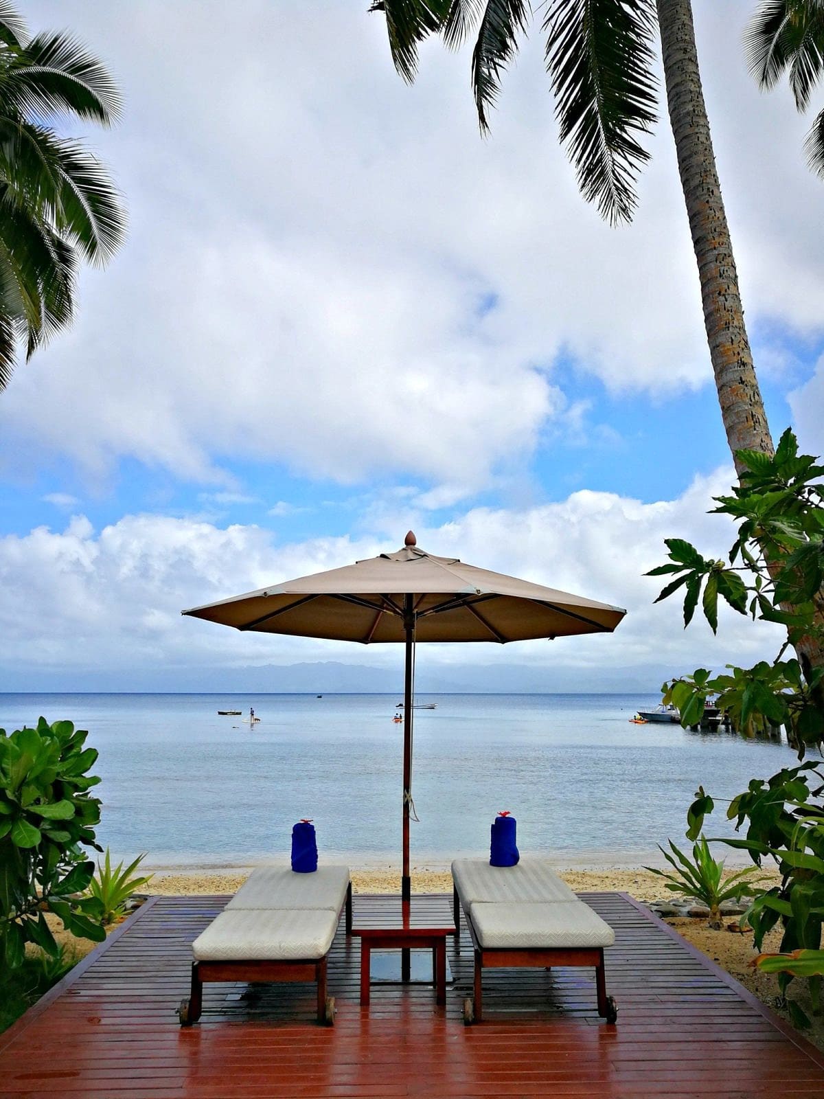 Relaxation with an ocean view at Jean-Michel Cousteau Resort ~ Fiji with kids