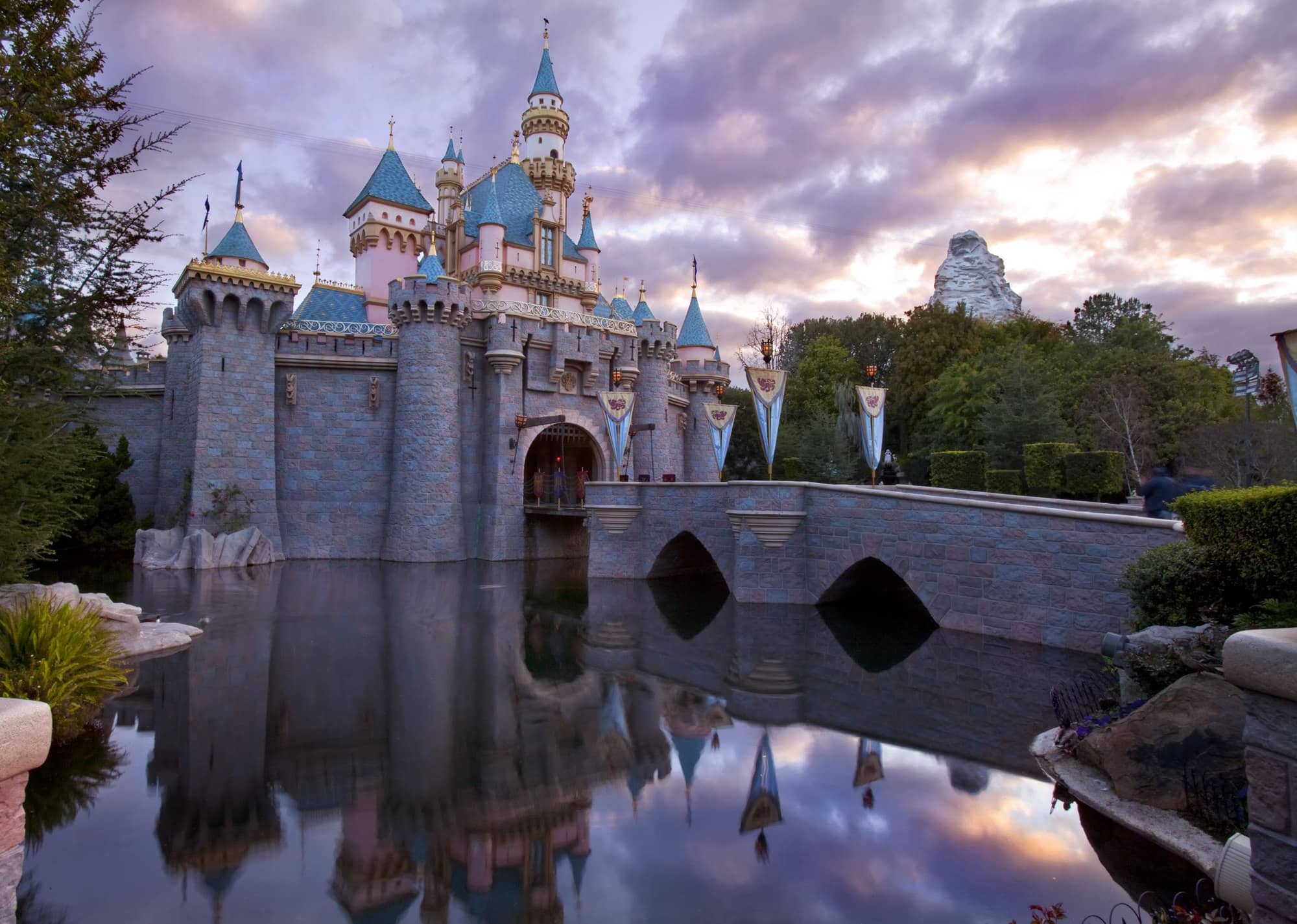 Sleeping Beauty Castle is the romantic centerpiece at Disneyland