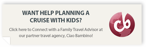 Get help planning a cruise with kids with our partner, Ciao Bambino