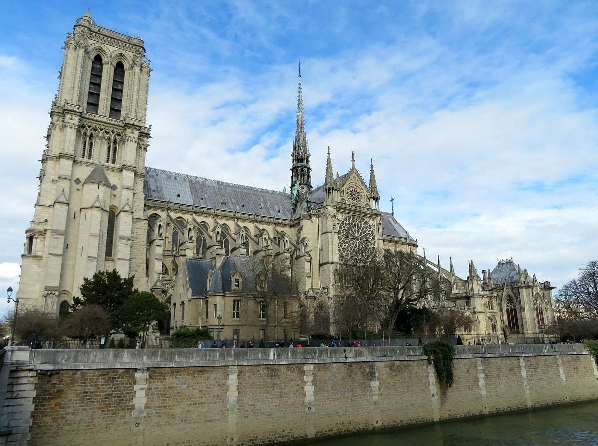 Learn about the history and architecture of Notre-Dame Cathedral during a tour of Paris with kids 