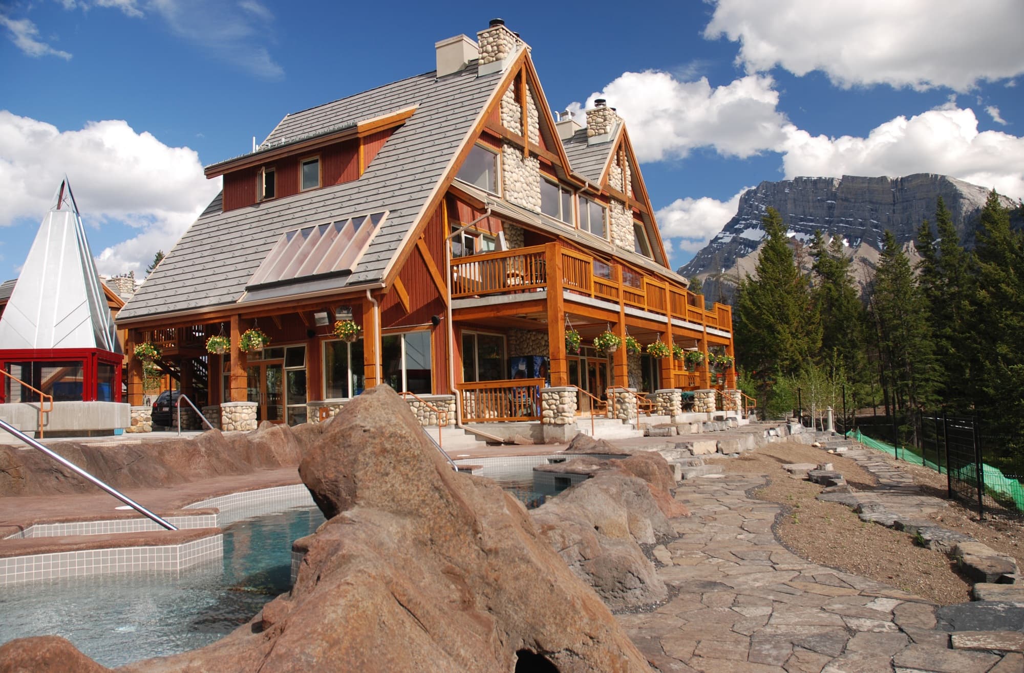 The Hidden Ridge Hotel offers condo-like accommodations for families