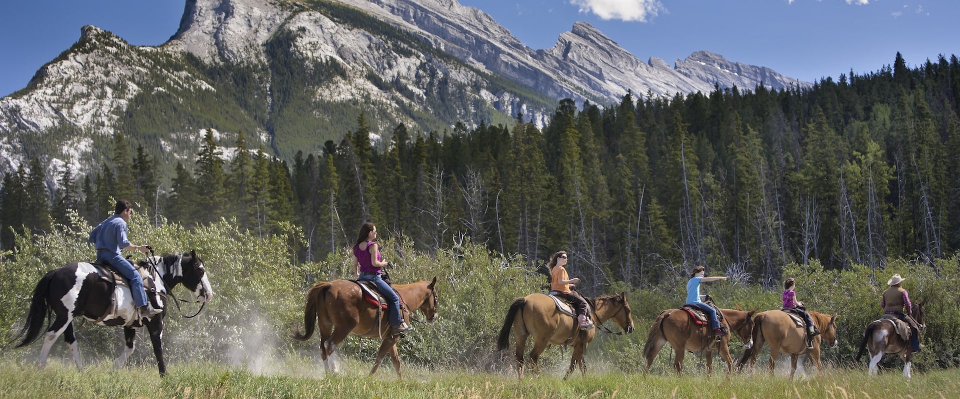 Enjoy Banff's beauty on the back of a horse