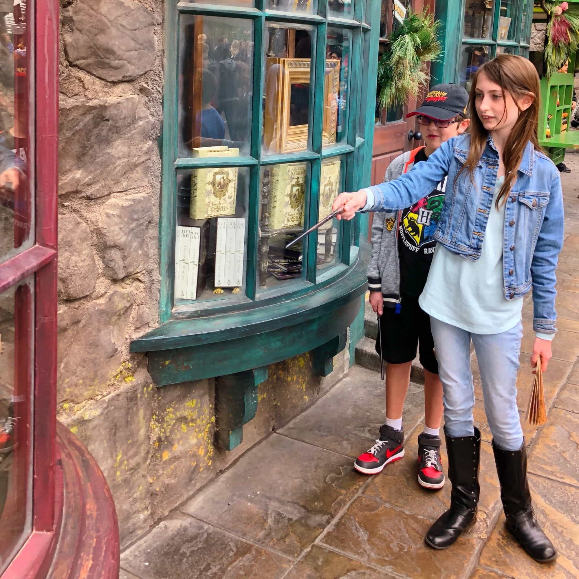 The wands bring magic to life at The Wizarding World of Harry Potter