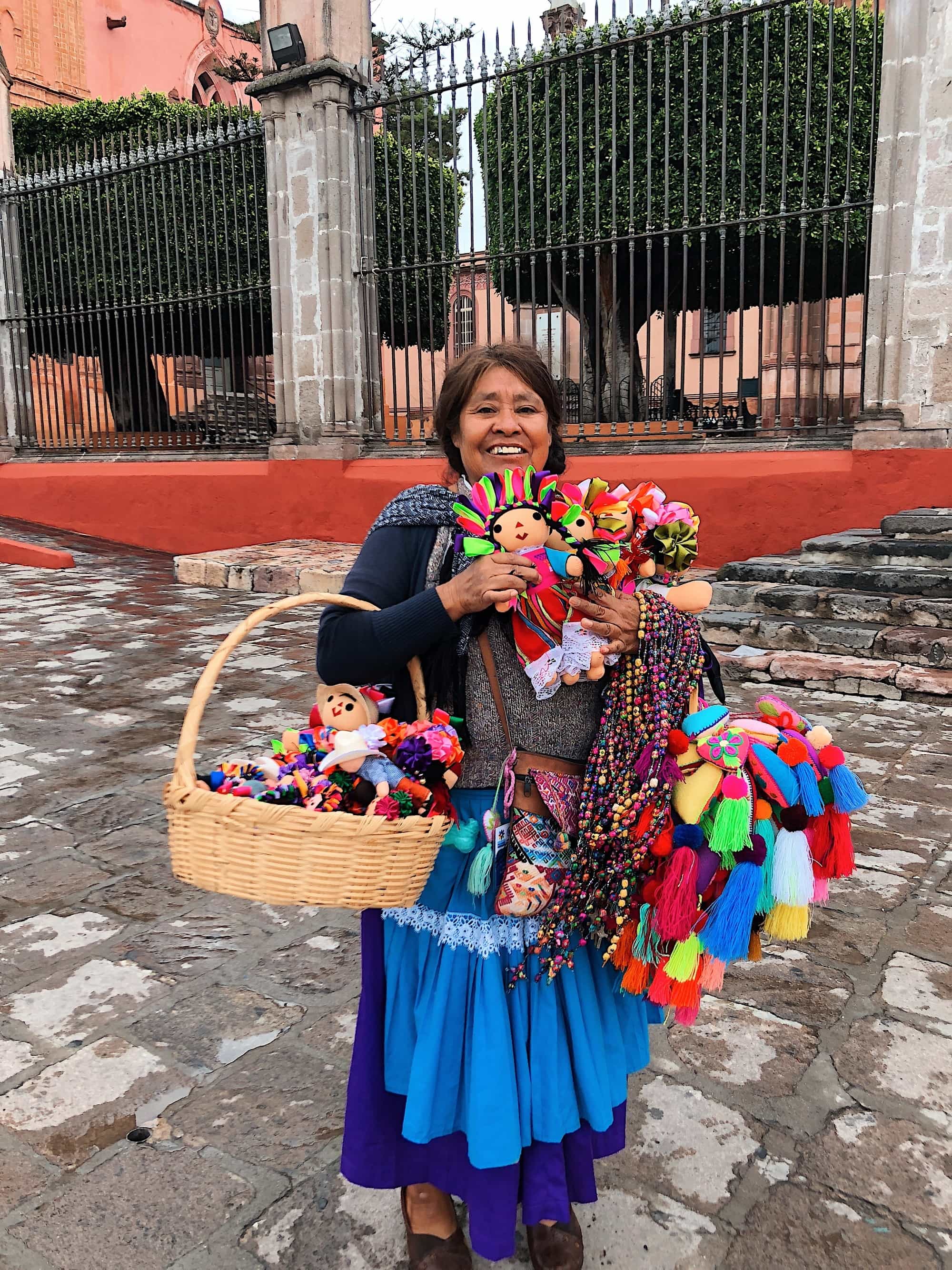 Dolls for sale in San Miguel de Allende, Mexico