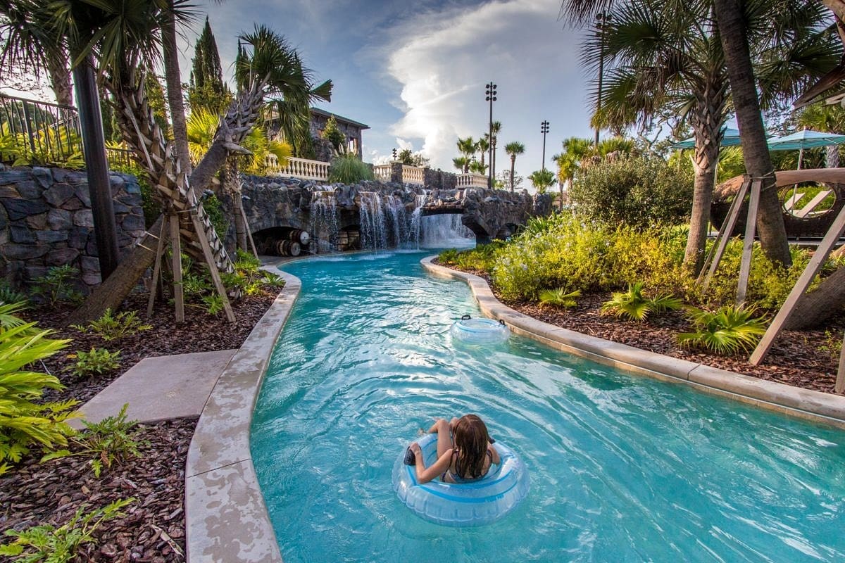 The lazy river at Four Seasons Orlando