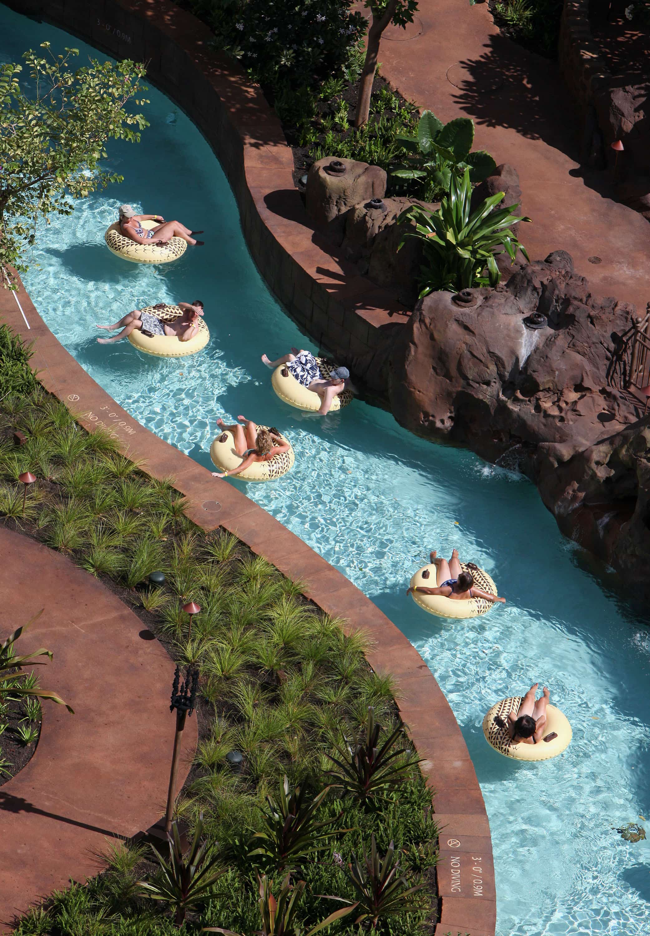 Float away the day on Waikohole Stream lazy river at Aulani