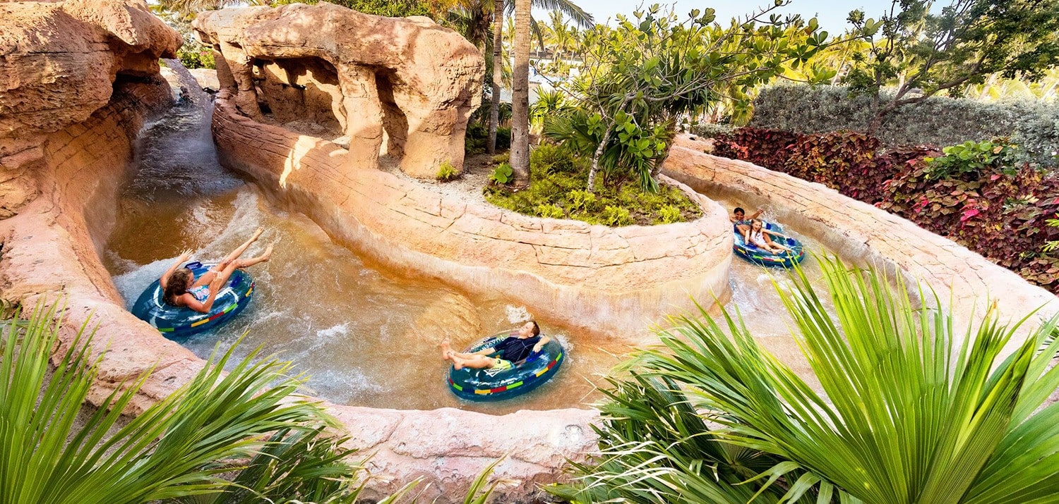 One of two rivers at Atlantis Bahamas