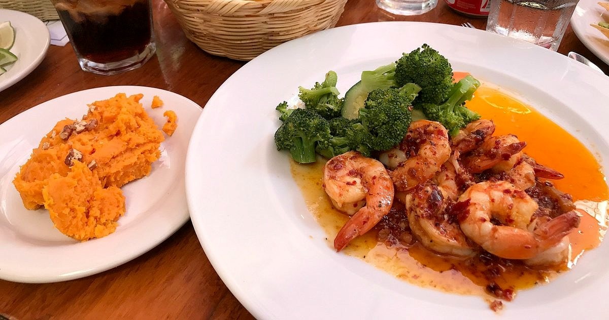 Camarones al Guajillo at Hecho en Mexico