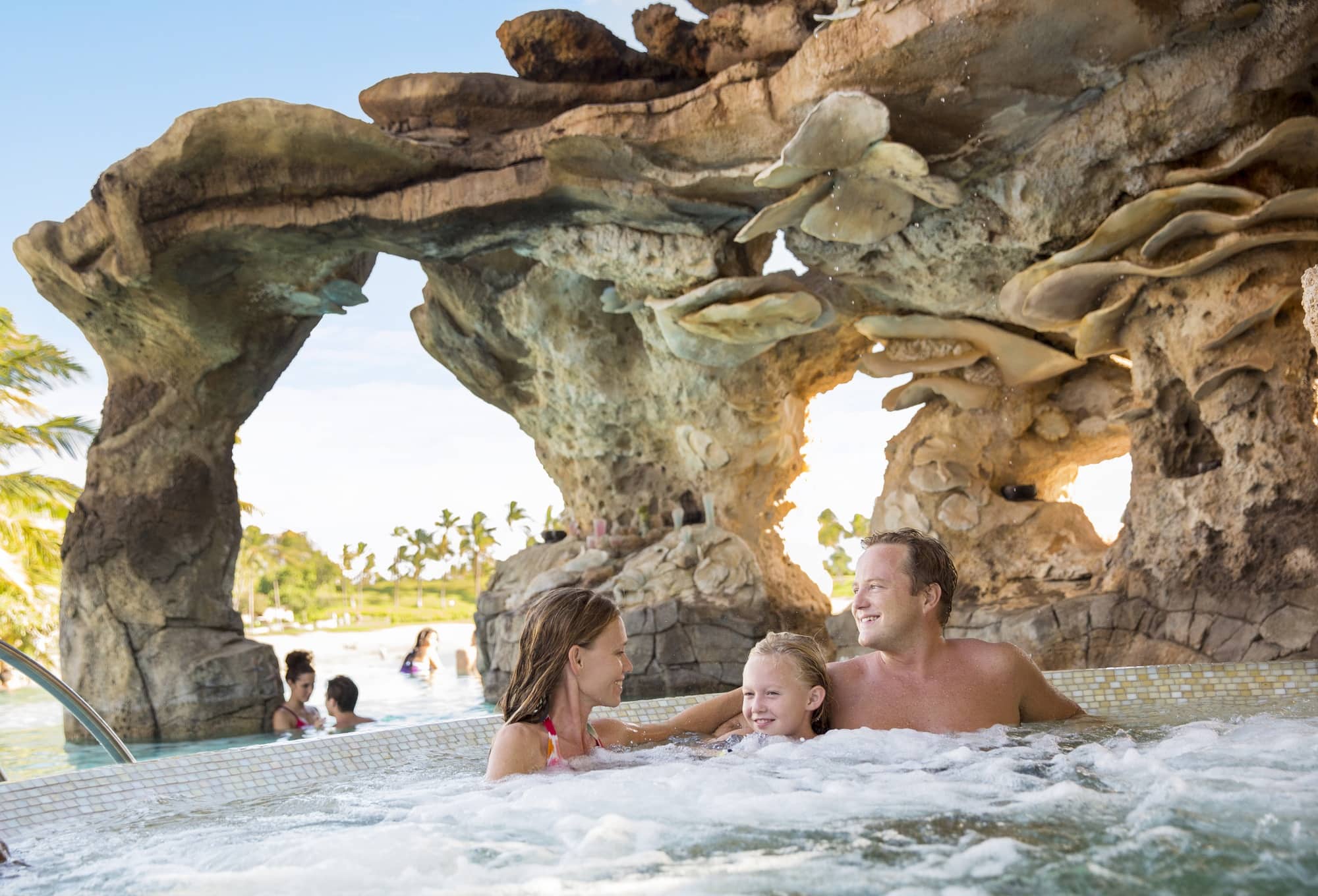 Soak in one of five whirlpool spas at Disney Aulani 