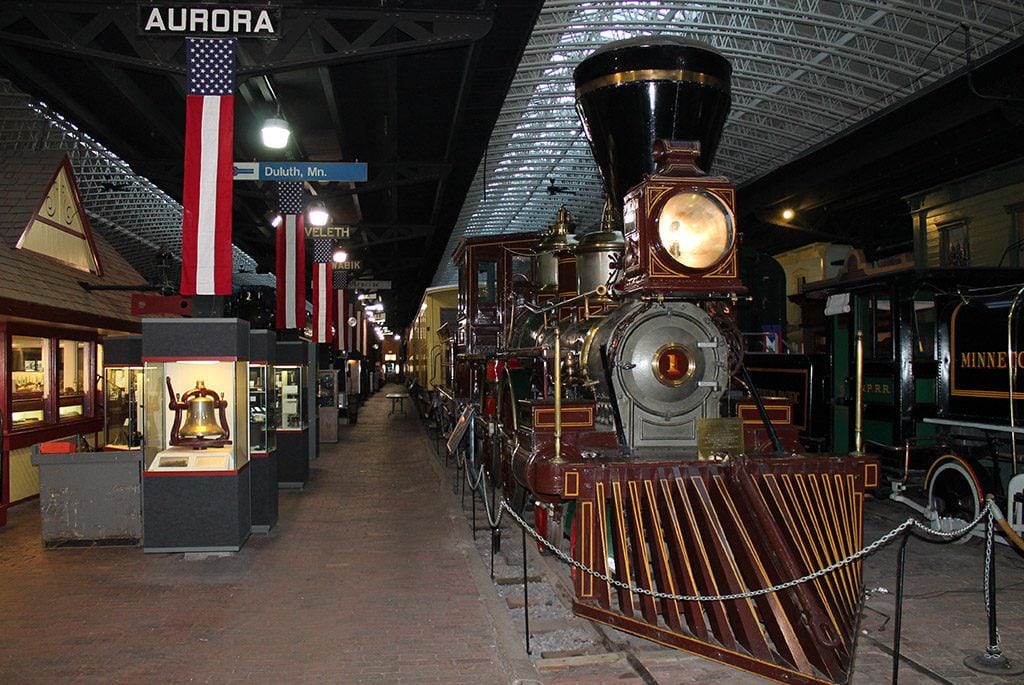 Lake Superior Railroad Museum in Duluth with kids