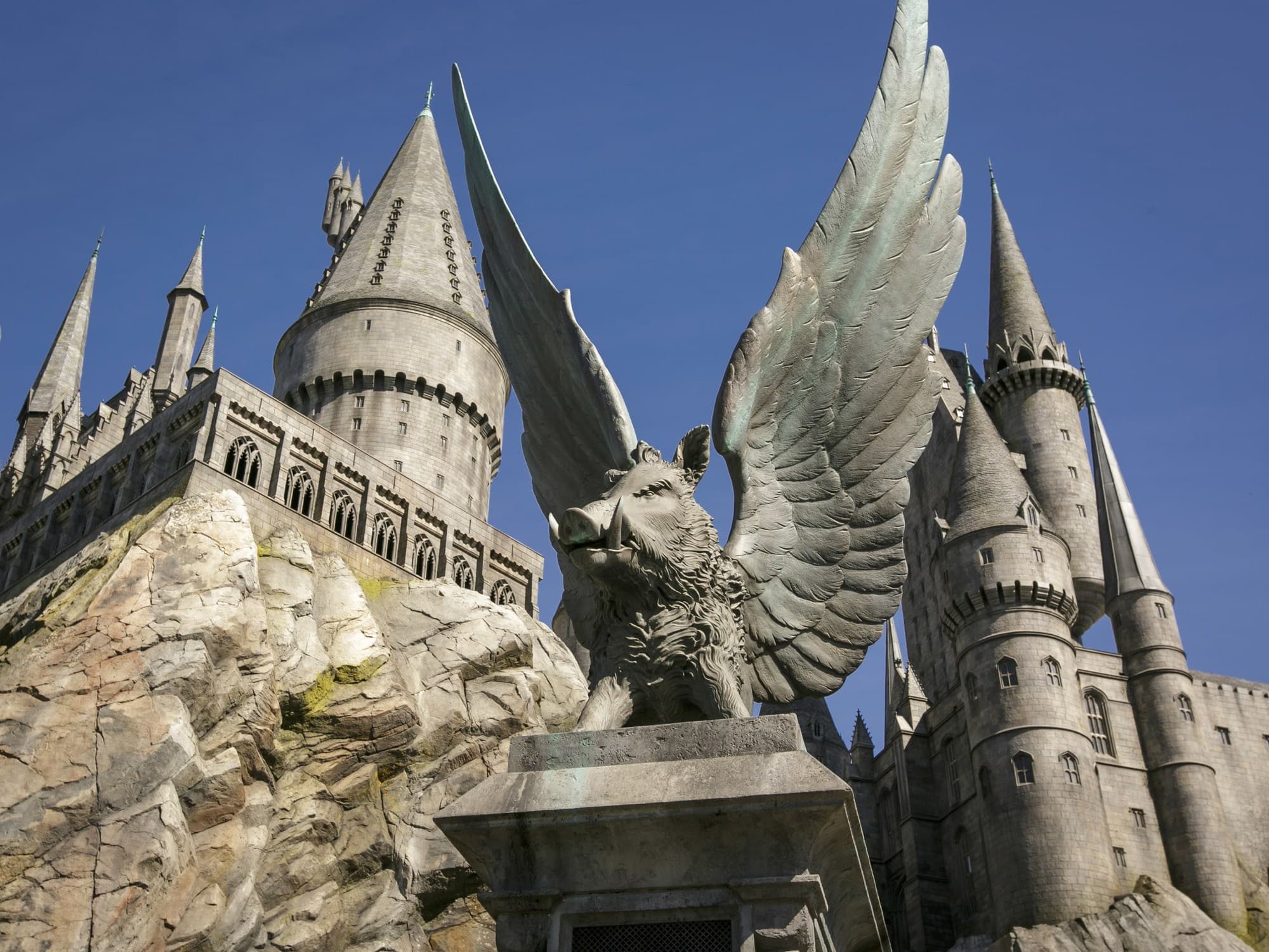 Hogwarts Castle at Universal Studios Hollywood in Burbank, California