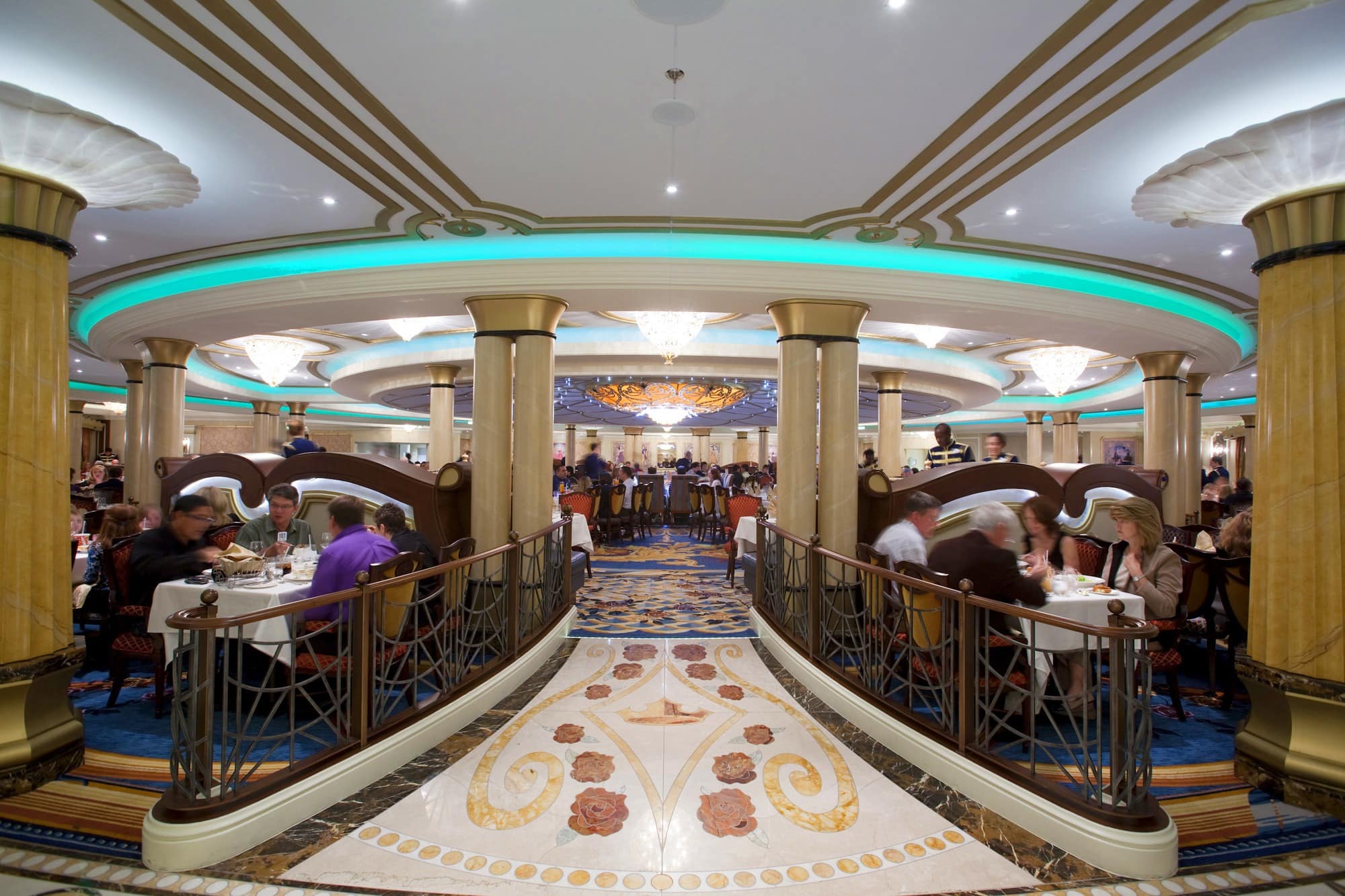 Feel like royalty when dining at the Royal Palace on Disney Dream with babies, toddlers and children