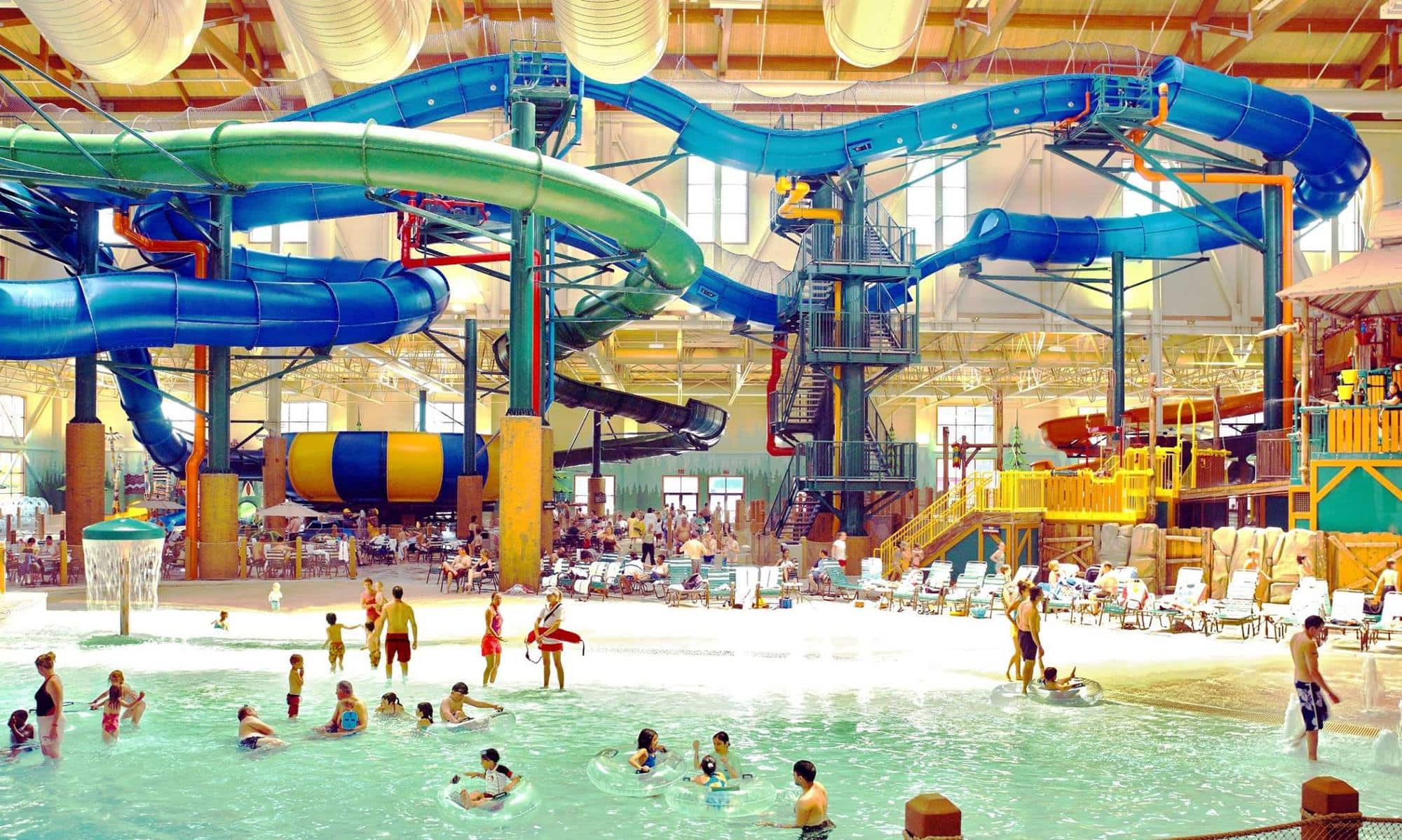 There's plenty for families to enjoy at the Great Wolf Lodge in Wisconsin Dells