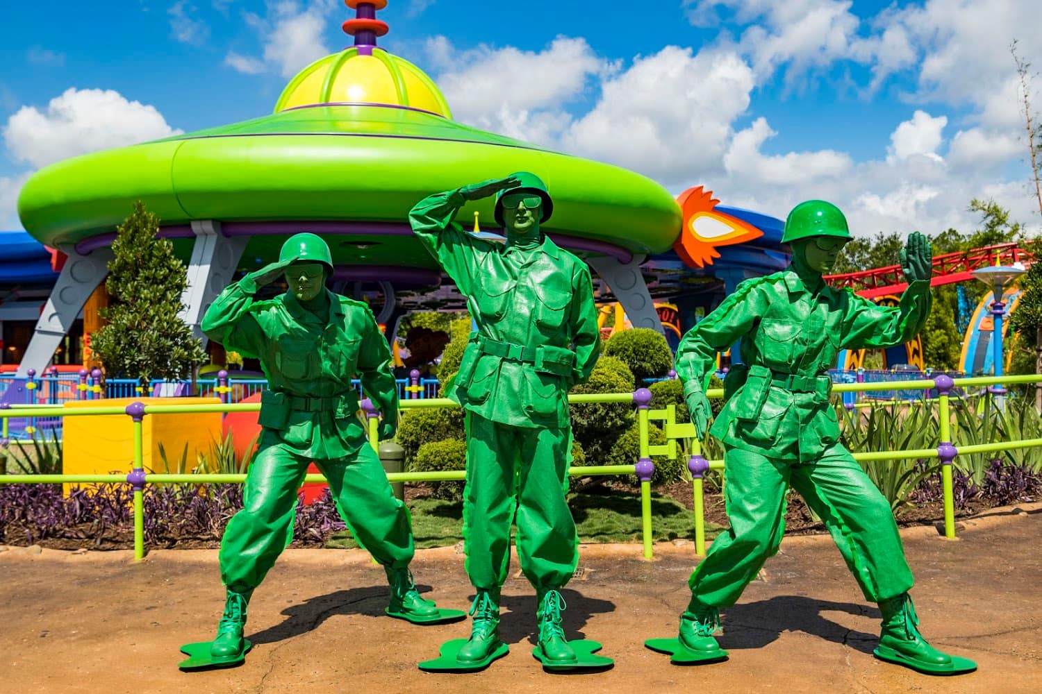 Green Army Men at Disney’s Hollywood Studios for Kids