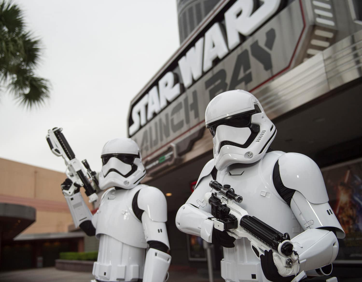 Storm Troopers at the Star Wars Launch Bay at Disney's Hollywood Studios with Kids